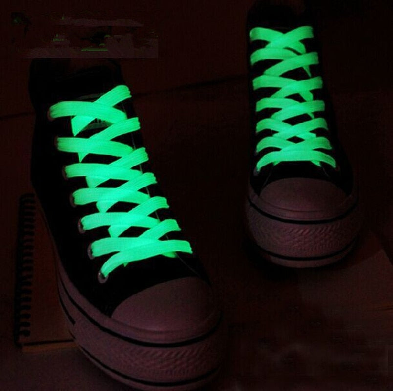 2pc/Pair 80cm 60cm 100cm  shoelaces Glow In The Dark Light Kids Toys Luminous Shoelace Funny Sport Gift Running Fluorescent Gift