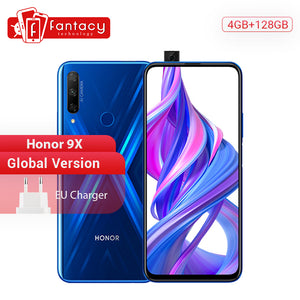 In Stock Global Version Honor 9X 4GB 128GB 48MP Triples Camera Smartphone 6.59'' Screen Mobile Phone Android 9 Google Play OTA