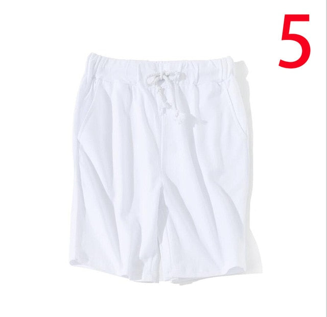 ZNG 2020 summer shorts men breathable Embroidery 100% cotton Retro beach short male Free Shipping