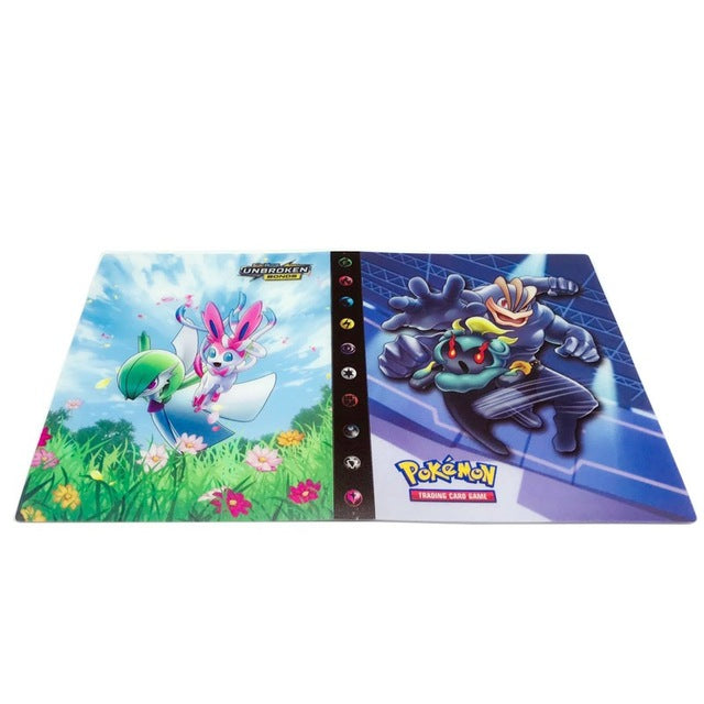 240Pcs Holder Album Toys Collections Pokemones Cards Album Book Top Loaded List Toys Gift for Children